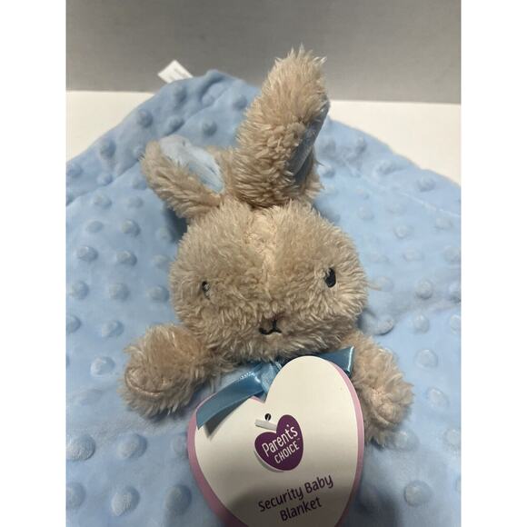 NWT Parent’s Choice My 1st Easter Bunny Blue Baby Lovey Security Blanket Walmart - Picture 2 of 6